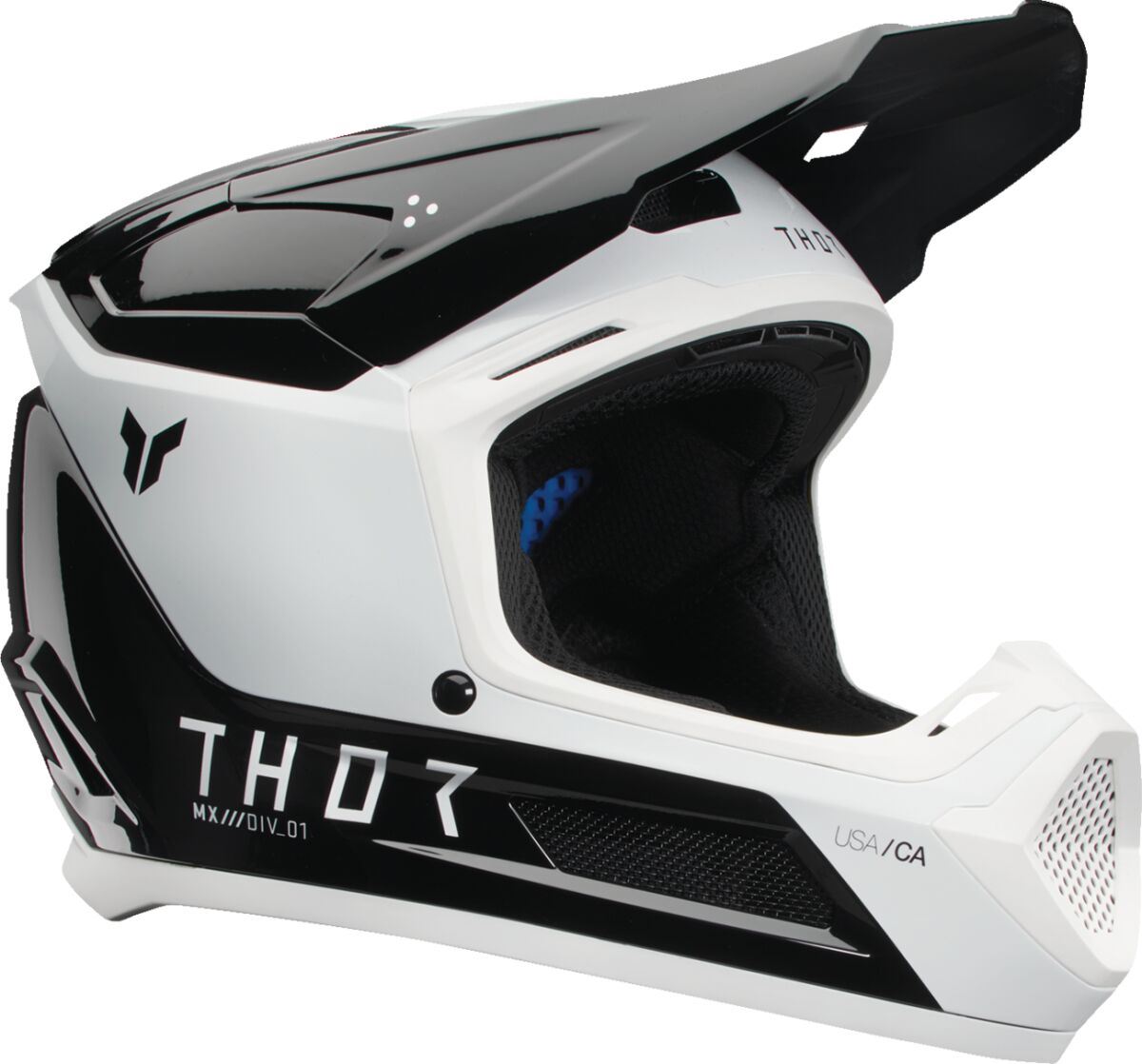 Thor MX Spring 2025 Youth Helmet Fleet Storm Black White